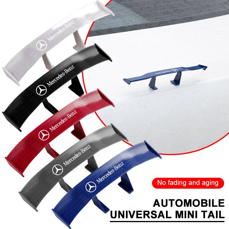 Car Rear Spoiler Mini Spoiler Wing Small Tail Stickers For Mercedes Benz W205 W177 W212 W213 W221 W220 W176 ML G63 E63 GT AMG KJO4