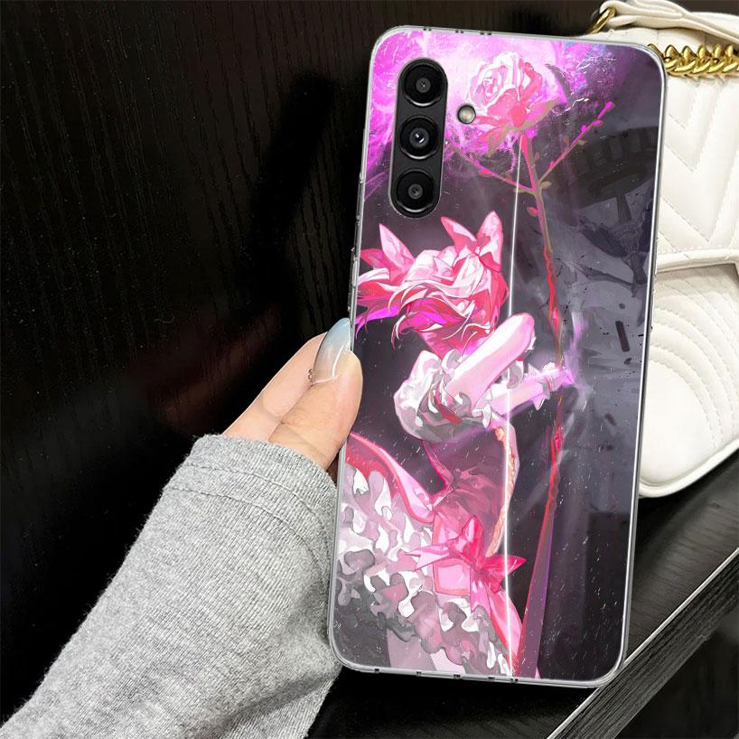 Madoka Magica Anime Case for Samsung A17 A16 A56 A36 A26 A15 A55 A35 A25 A14 A54 A34 A24 Phone Cover A13 A53 A33 A23 A05S A04S