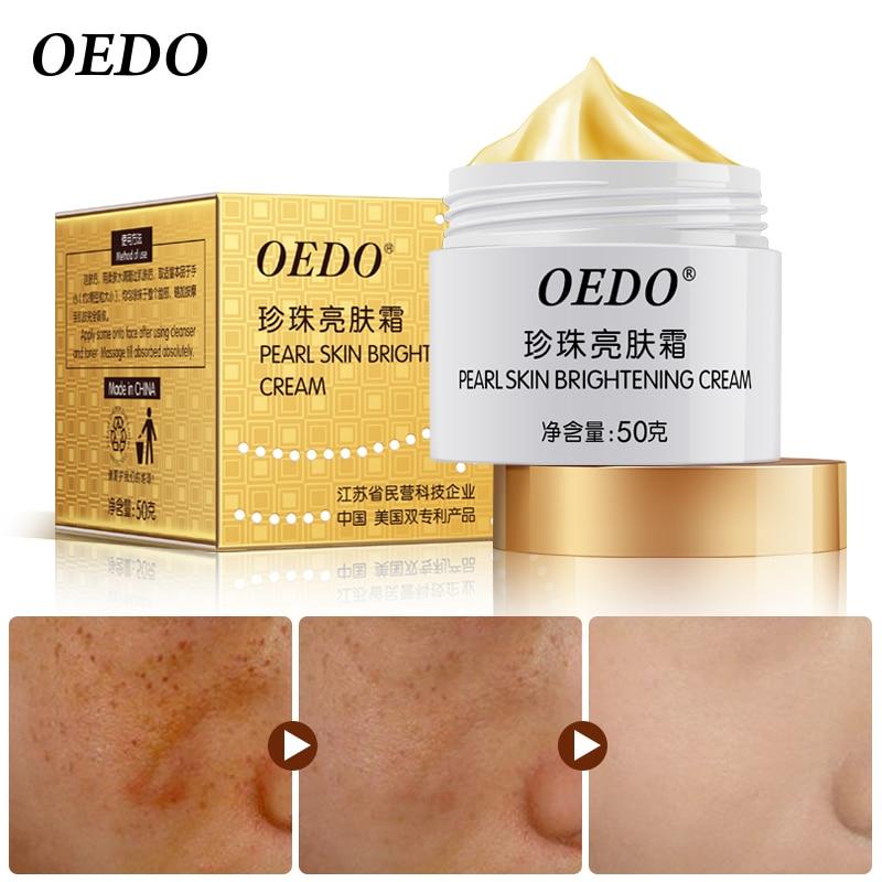 

OEDO крем для осветления кожи с жемчугом и веснушками содержит китайскую медицину для ухода за кожей, увлажняющую эссенцию для лица