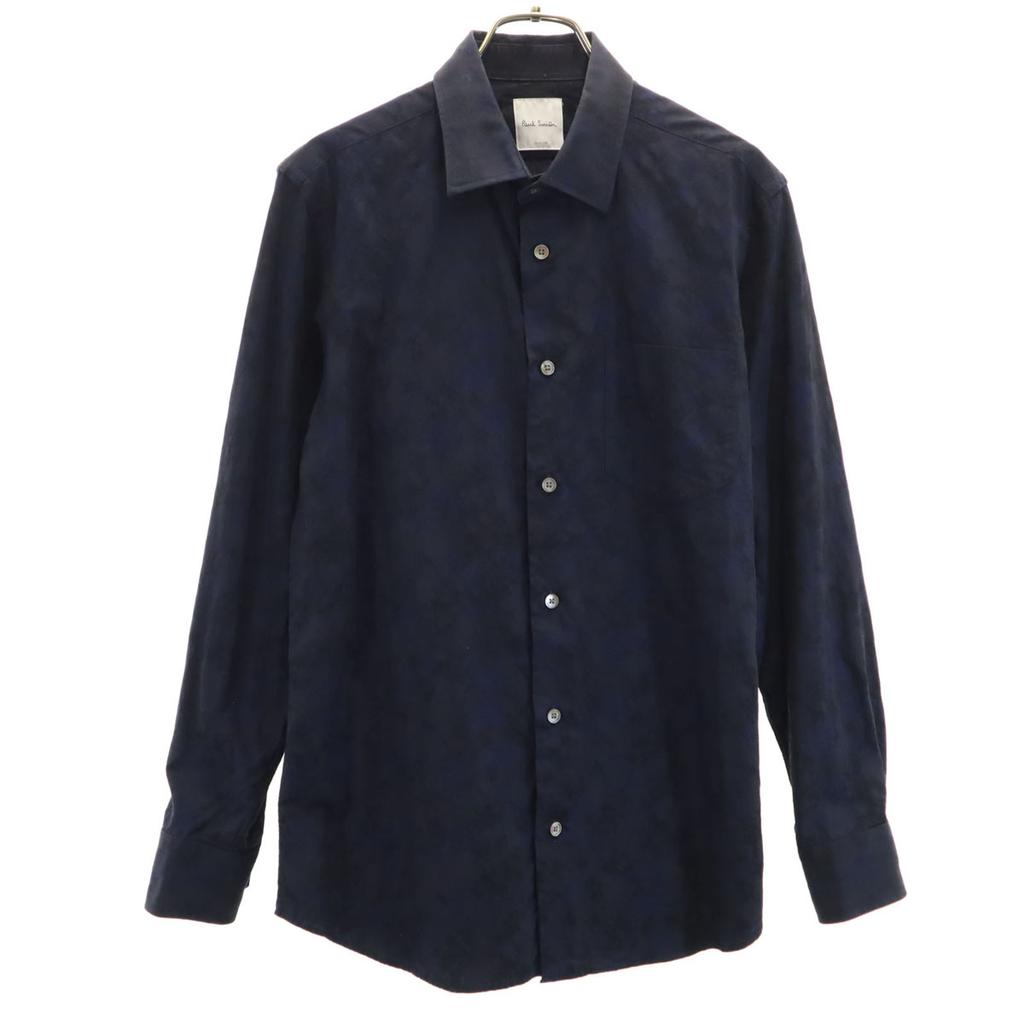 Paul Smith Long Sleeve Shirt M Navy Men's Used