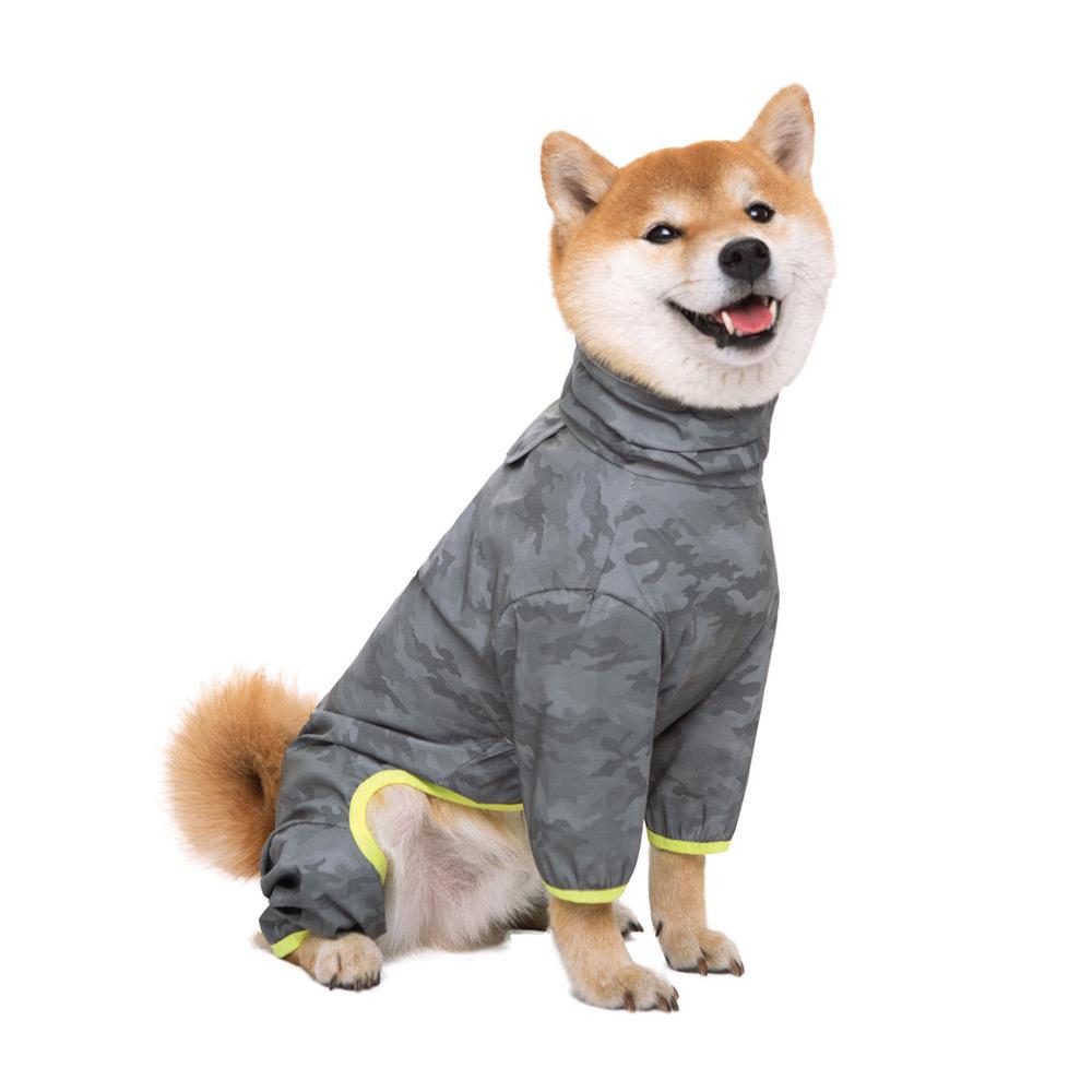 Waterproof & Windproof Full-Coverage Dog Jacket for Medium & Large Breeds