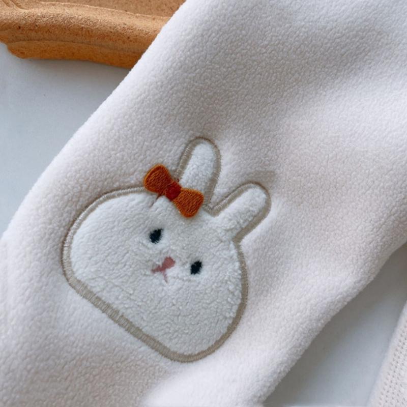 Girls Pants New Winter Lamb Fleece Leggings for Kids Thicken Children Trousers Plus Velvet Toddler Sweatpants Baby Tights