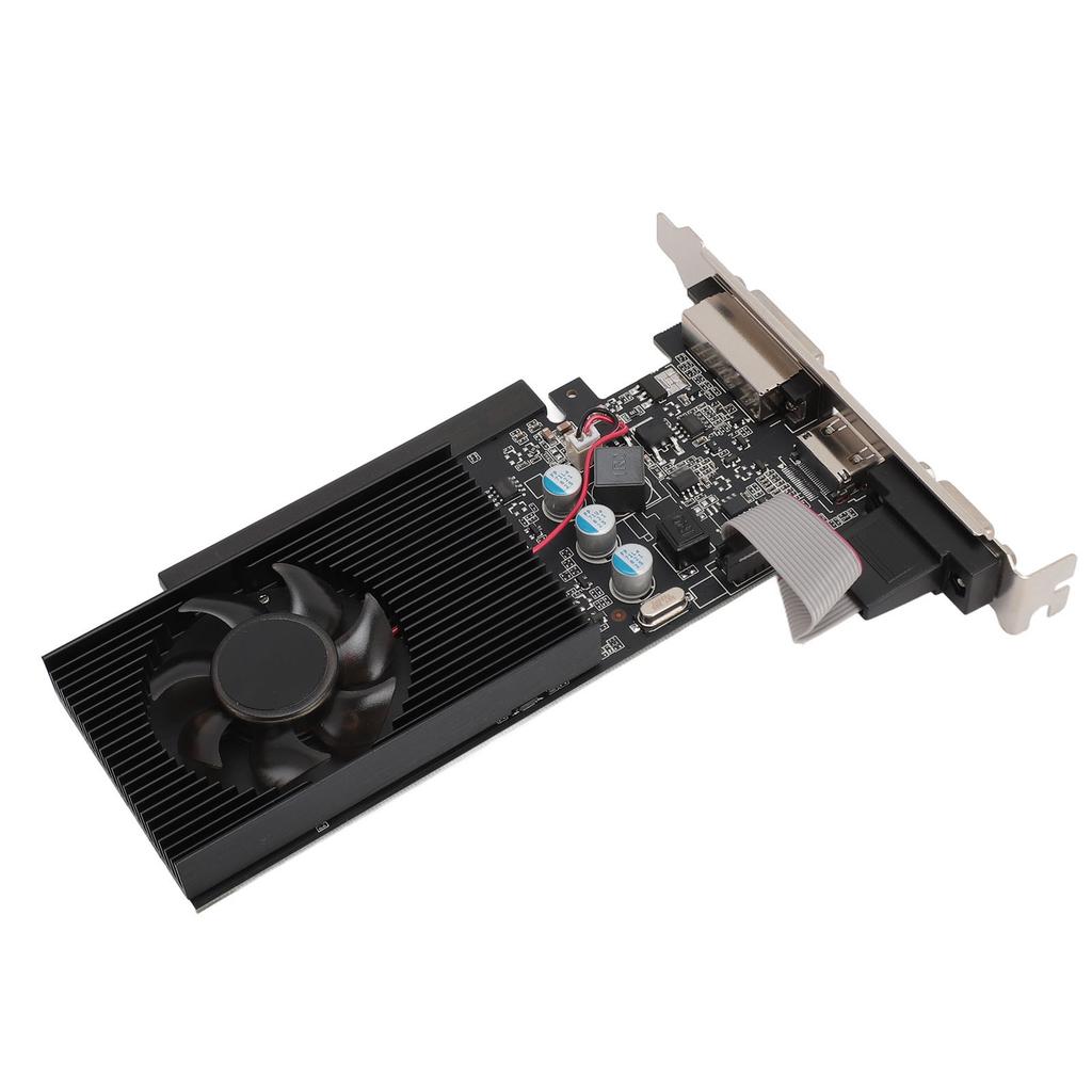 GT705 1GD3 Graphics Card 1GB DDR3 64bit PCI Express 2.0 16X Efficient and Quiet Gaming Graphics Card with Cooling Fan