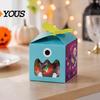 Kids Halloween Treat Bags Cute Boxes, Party Candy Boxes for Cookie Goodie Snack Event Packaging Supplies Gift Packaging, Small Cardboard Container