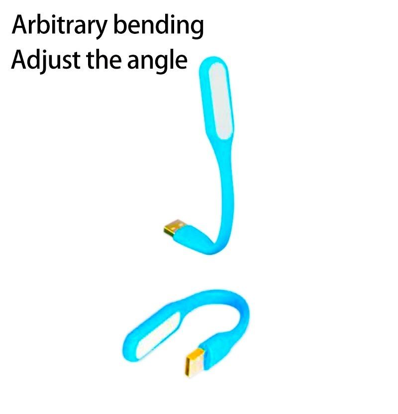 2 Pcs Mini Portable USB Book Light Reading Lamp 5V 1.2W Super Bright LED Lamp for Power Bank PC Laptop Notebook