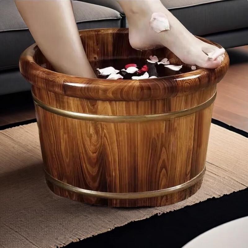 Chang Baosen Zeder Fußbadewanne mit Massagegerät