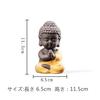 Temiry Buddha Object Buddha Cute Buddha Statue Ceramic Zazen Tathagata Statue Mini (Type 1 Gassho)