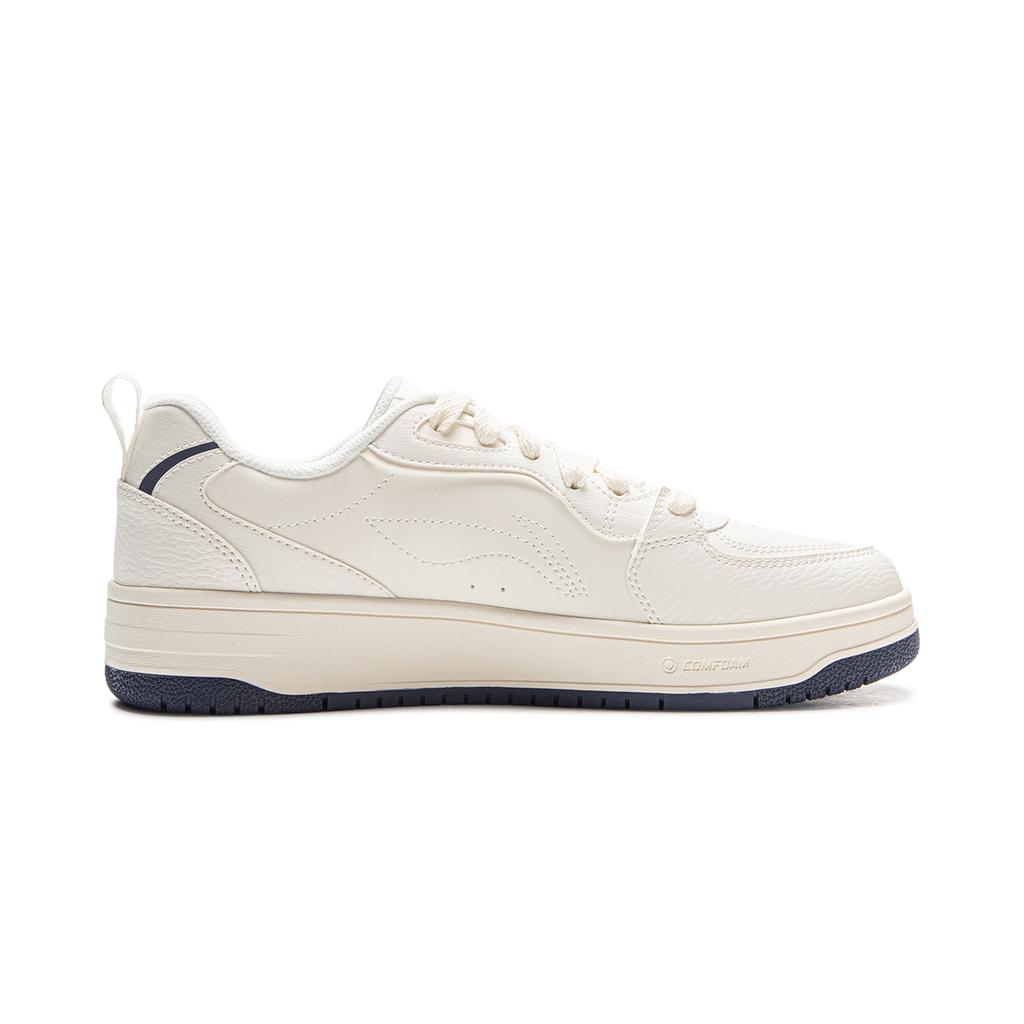 New LiNing Tianji Soft Cushioning, Wear Resistant Low Top Skateboard Shoes Men's Ivory AGCV341-1