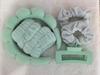 16-Piece Multi-Color Soft Headband and Hair Clip Set with Bowknot Washband and Elastic Hair Ties
