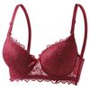 Sexy Lace Underwire Push-up Bra - Breathable Thin Cup Lingerie for Women