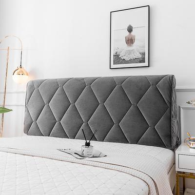 Copritestata trapuntato in velluto addensato di lusso in tinta unita Copritestata in peluche corto super morbido all-inclusive per hotel domestici
