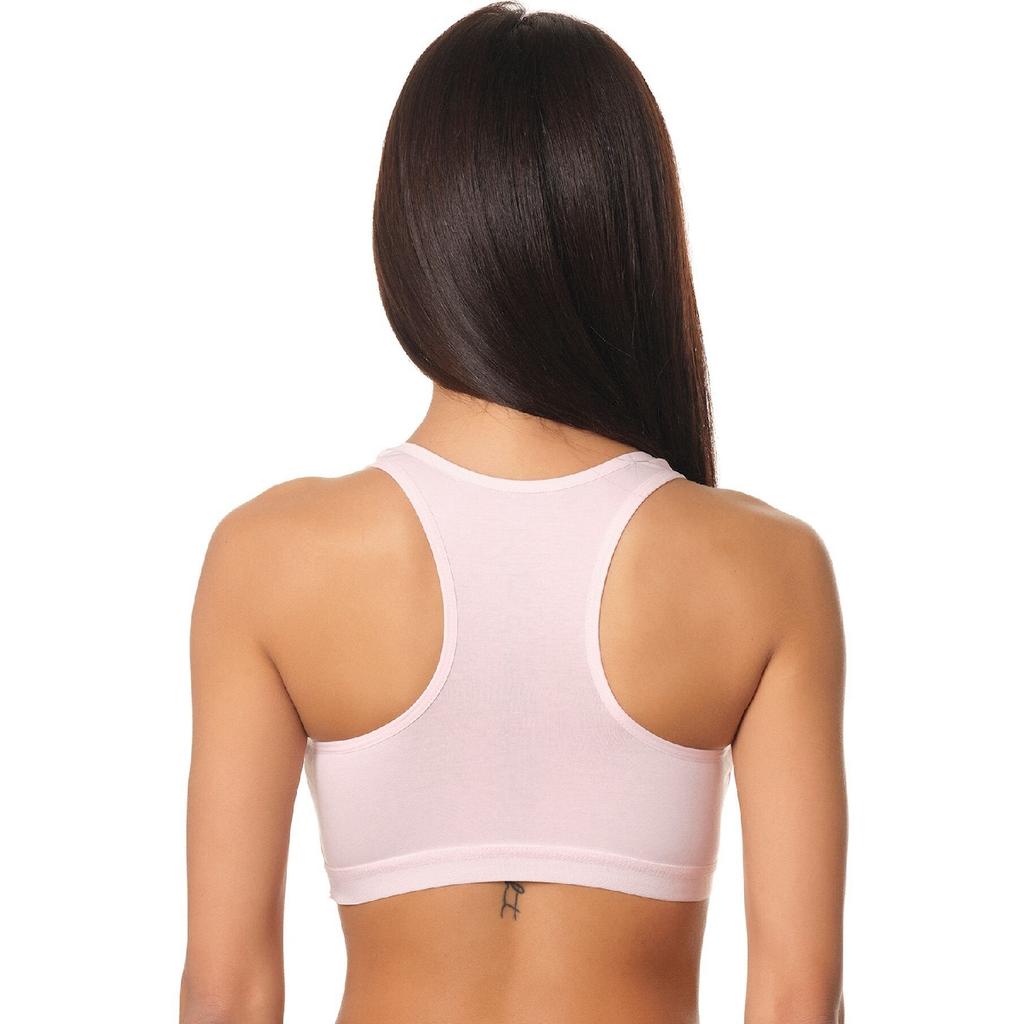 Sport-Bustier mit gekämmter Watte und dickem Riemen