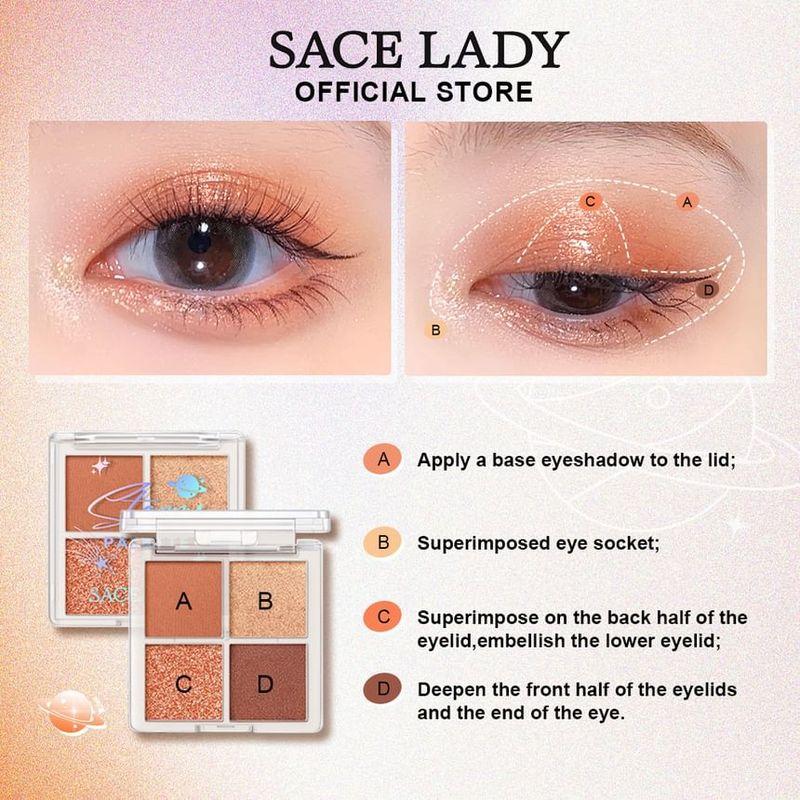 Sace Lady - Starry Eyeshadow Palette - 4 Types