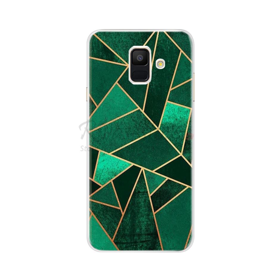 Case For Samsung Galaxy A6 2018 Transparent Cartoon Soft TPU Silicone Phone Cases Back Cover For Samsung Galaxy A6 A 6 Plus 2018