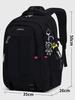 Men's Camouflage Schoolbag: Junior & High School Decompression Backpack with Spine Protection and Large Capacity for Outdoor Leisure.