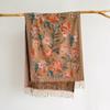 Autumn and Winter Retro Fringed Scarf with Air Conditioner Cashmere Shawl Large Size Warm Scarf