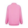 Abito in maglione rosa Barbie stile europeo e americano Abito in maglione in pile pullover a maniche lunghe con ricamo sportivo LOGO