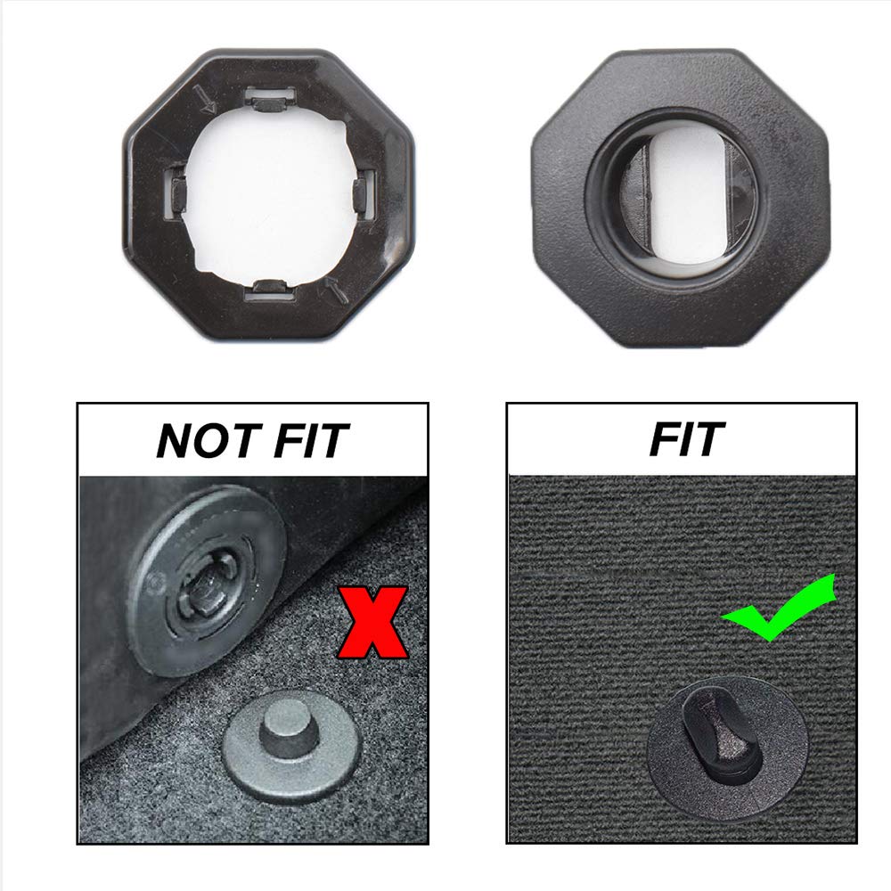 XUKEY 4PCS Floor Mat Retention Hold Clips Car Floor Mat