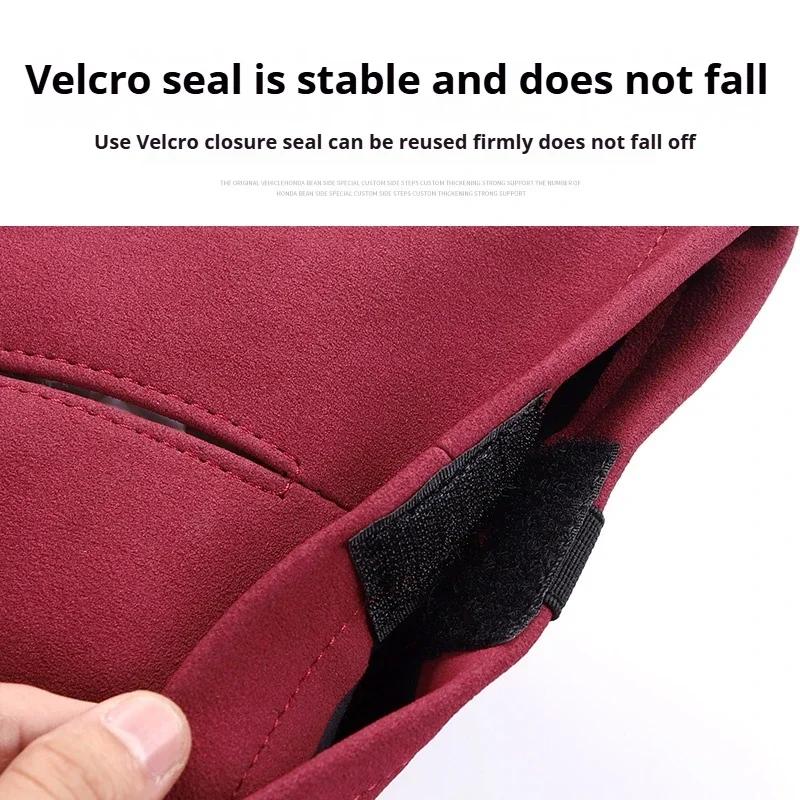 Car Tissue Bag Car Suede Tissue Box For VW Volkswagen Polo Tiguan Jetta Golf Lavida Octavia Passat Car Accessories