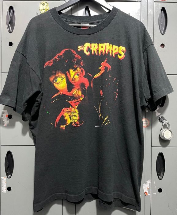 1992 The Cramps Vintage Tour Merch 90s Punk Rock Band Unisex Tshirt KH6908 L
