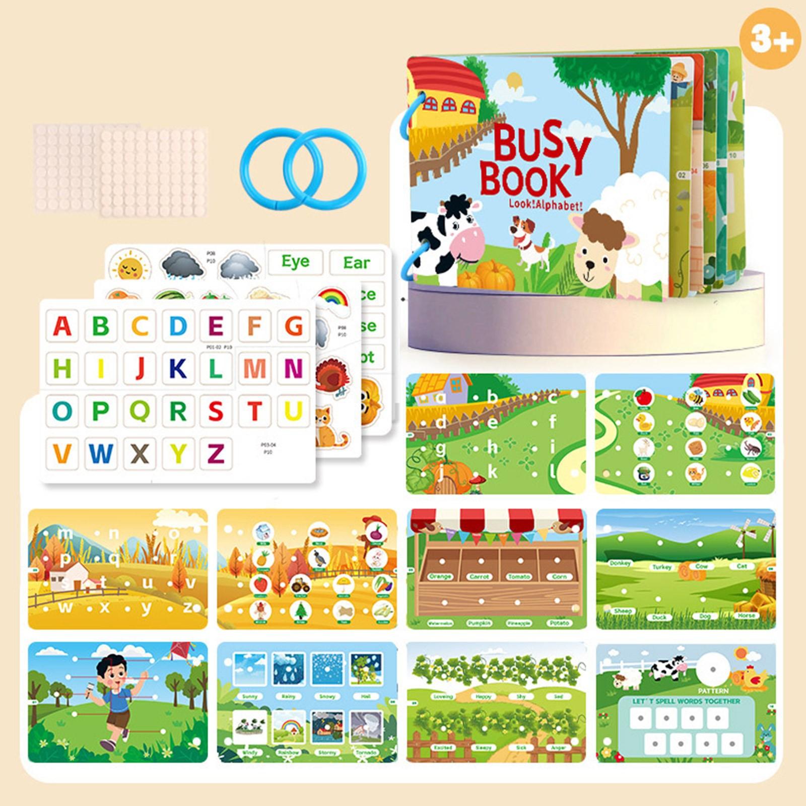 

Дорожные приключения для детей Книга Путешествие для малышей Сенсорные развивающие игрушки Дошкольное обучение Детский сад Развивающие занятия Игрушки для детей с особыми потребностями One Size