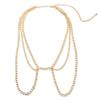 Women Adjustable Metal Body Chain For Casual Wear Formal Outfit And Cosplay Costumes