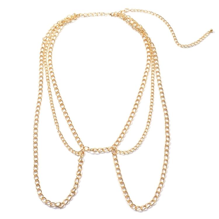 

Women Adjustable Metal Body Chain For Casual Wear Formal Outfit And Cosplay Costumes 1 золотой