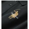 Trend Hub Luxury Embroidery Men's Polo Shirt  Thin Breathable 100%Cotton Black Navy Blue Lapel Short-Sleeved Tops Brand Clothing