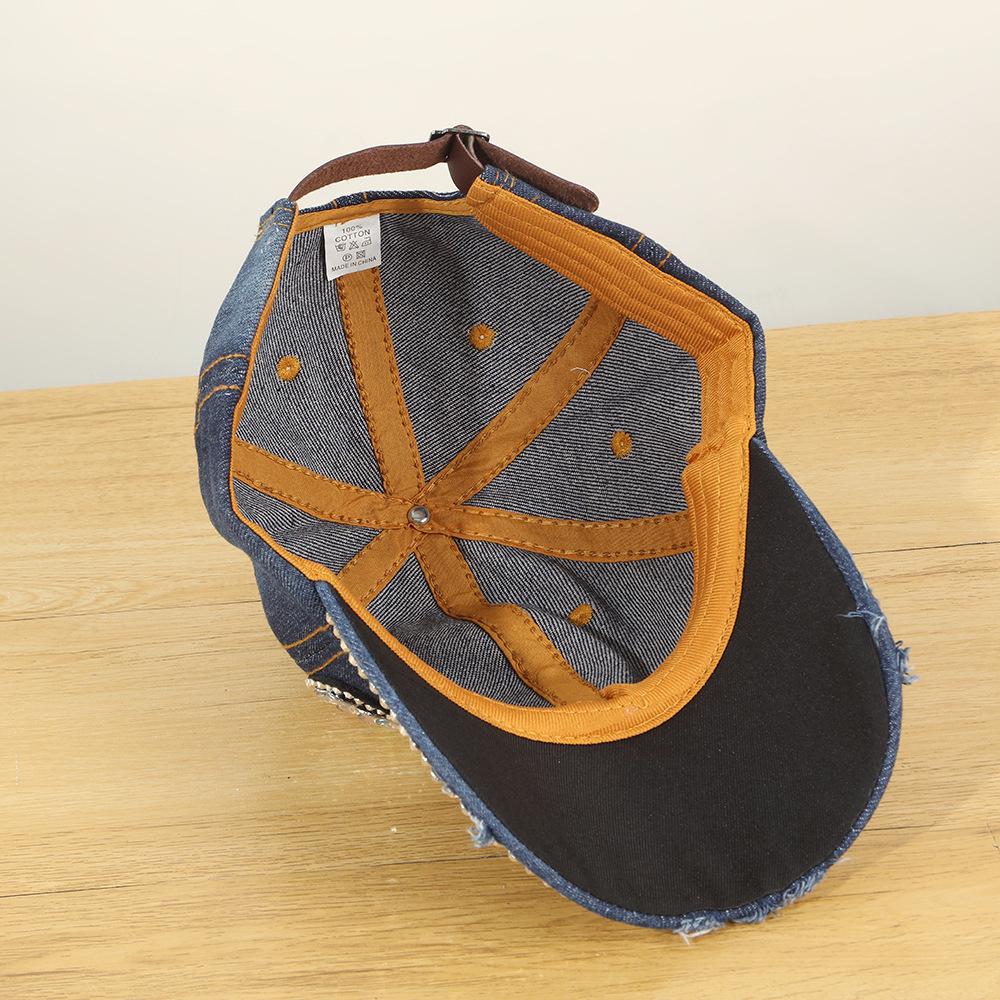 PVC Diamond-Studded Bow Baseball Cap for Women Spring Summer Outdoor Sun Protection Casual Retro Style