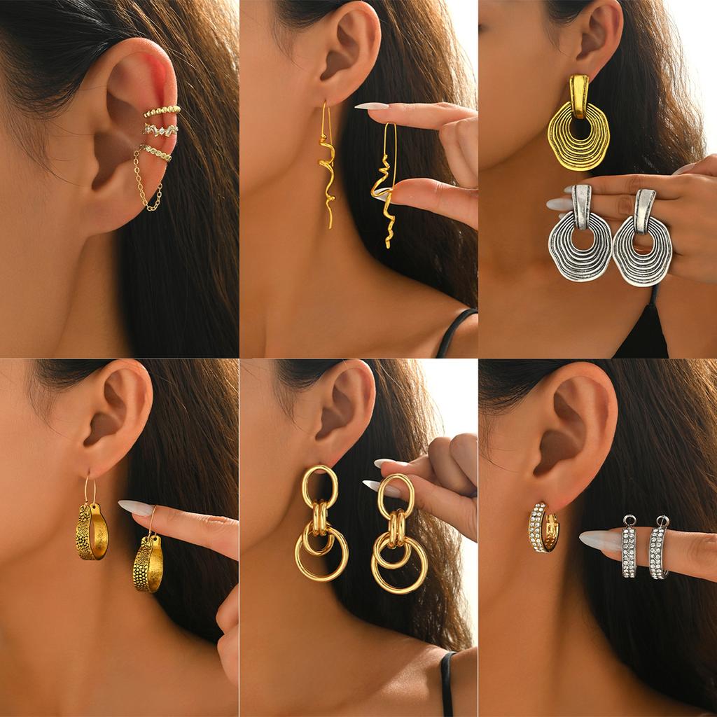 New Geometric Earrings with A Unique Design