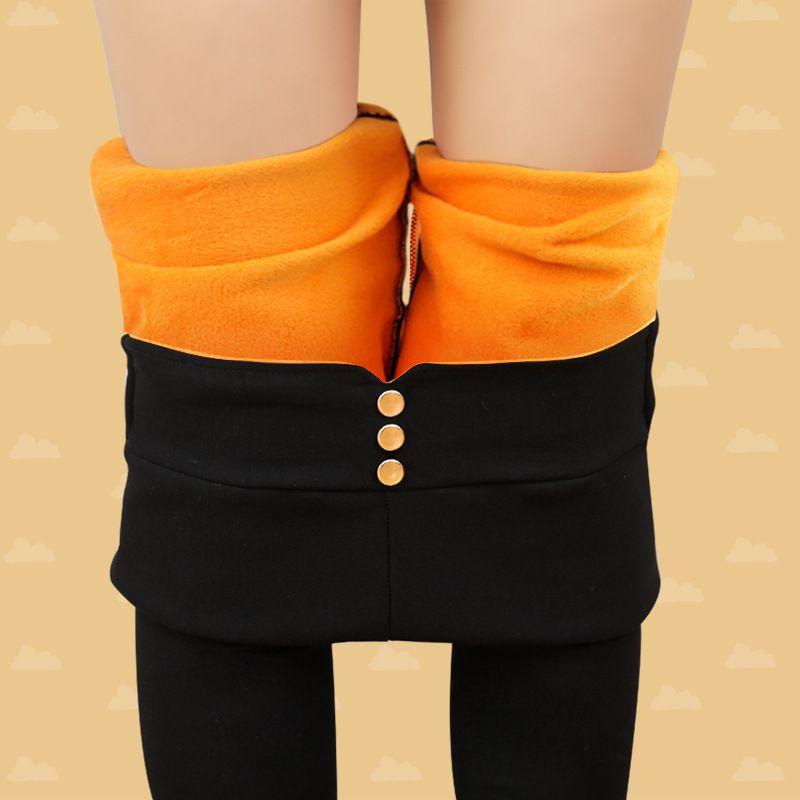 Womens Winter Warm Thick Trousers Faux Fleece Thermal Stretchy Leggings Pants
