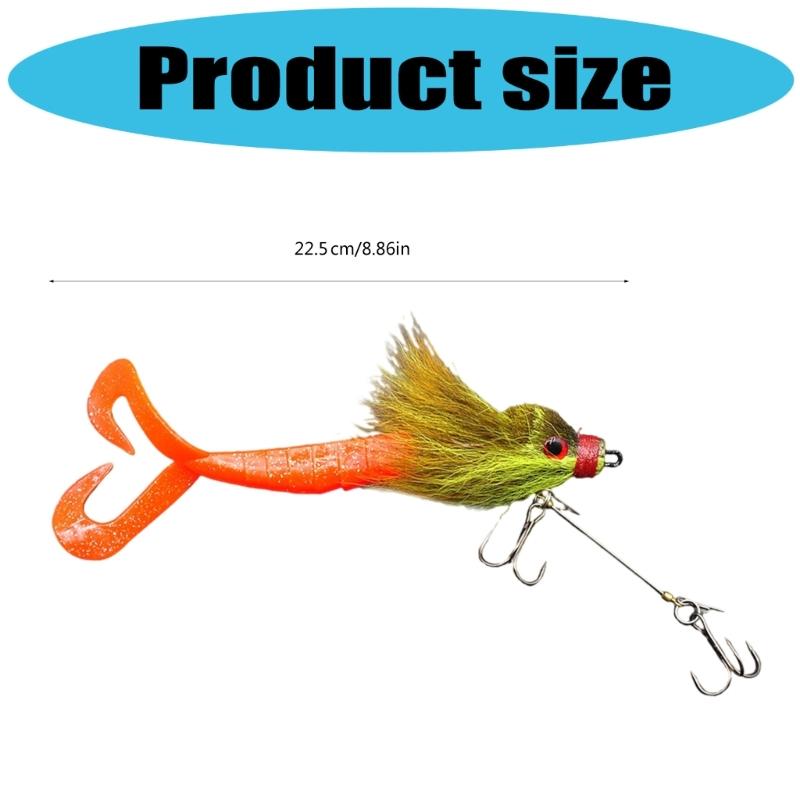 Environmentally Safe Fishing Lures Realistic Rodents Shape With Balanced Weight Distribution For Various Skill Level