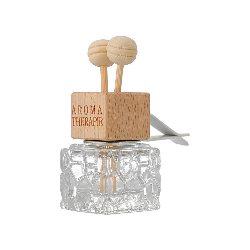 Compact Cross-Border Glass Car Aromatherapy Pendant Bottle for Essential Oils