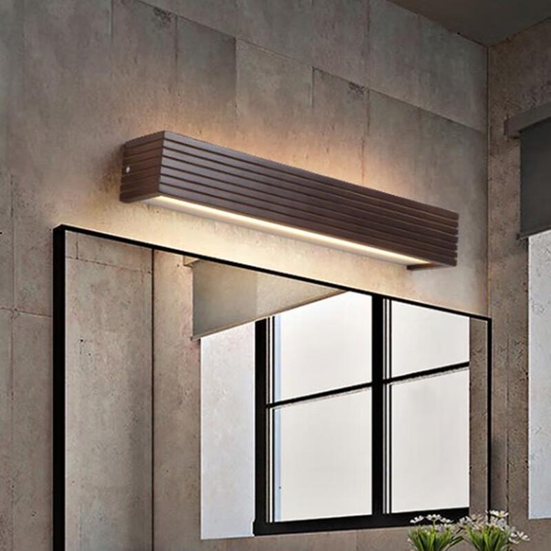 Modern Minimalist LED Walnut Wall Lamp