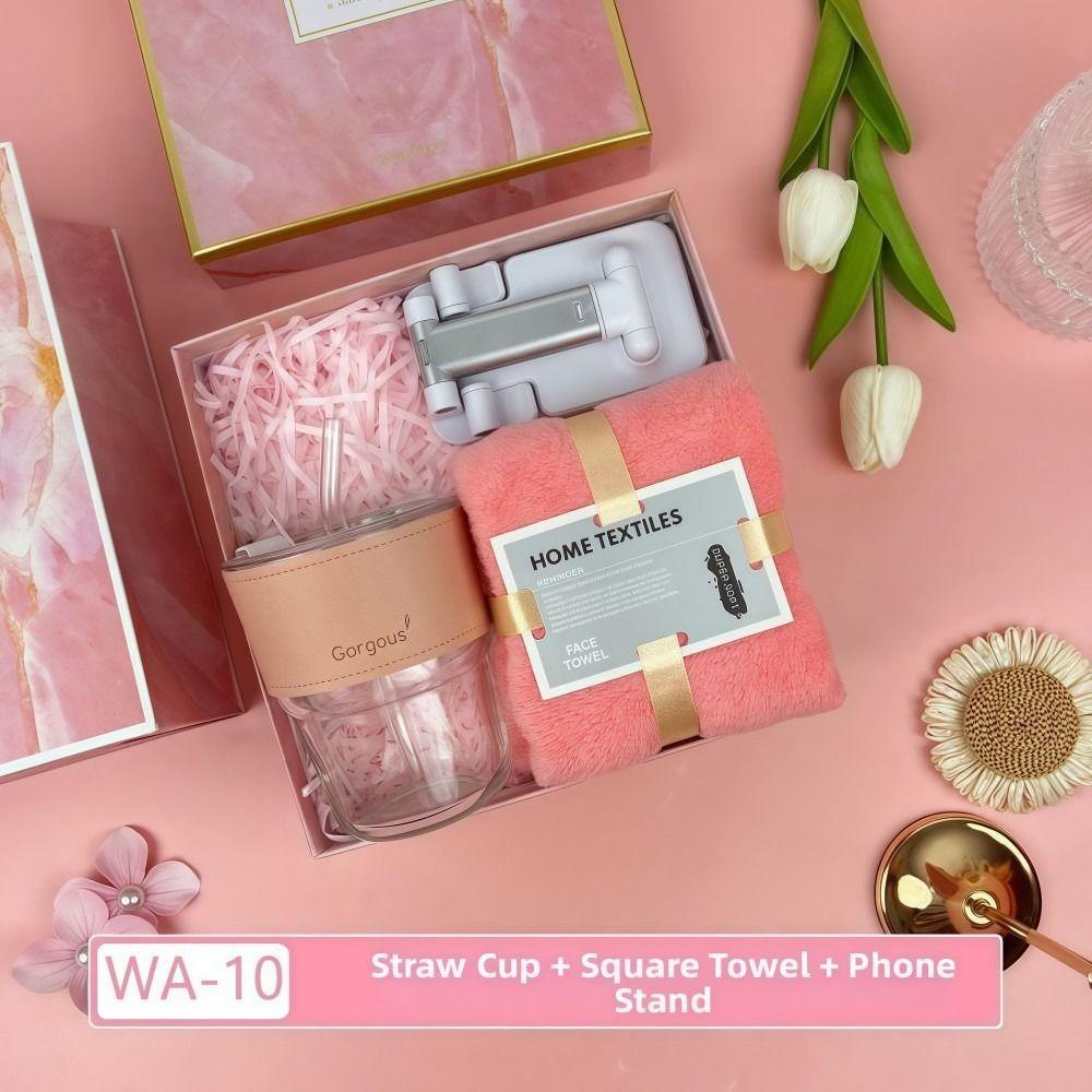 

Набор сувениров 3-в-1: Веер/Полотенце/Кружка с бумажным пакетом Практичные подарочные наборы Стильный дизайн Роскошный подарочный набор в коробке Персонализированные подарки