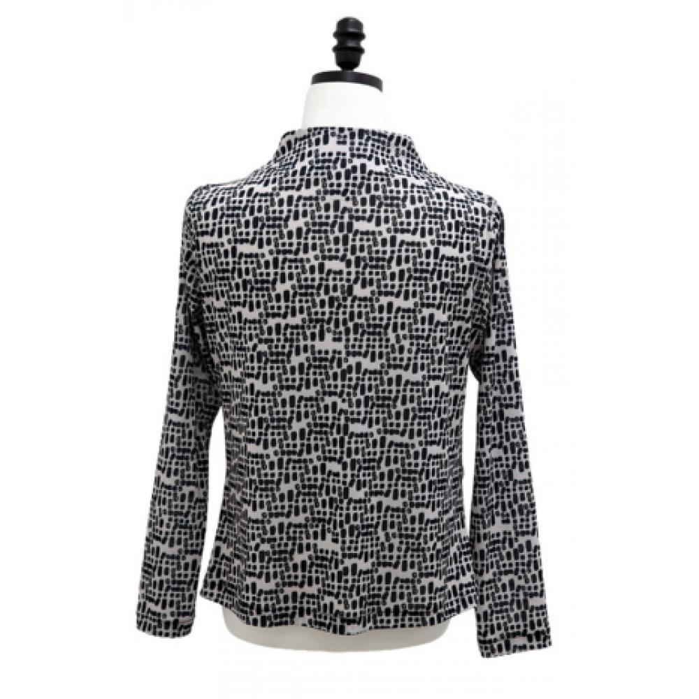 Shiz Madam Shirring High Neck Blouse T57514