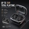 Air Conduction Clip-On Headphones Bluetooth 5.3 Earphones with 36H Playtime LED Display CVC8.0 Calls Touch Control Type-C IPX6