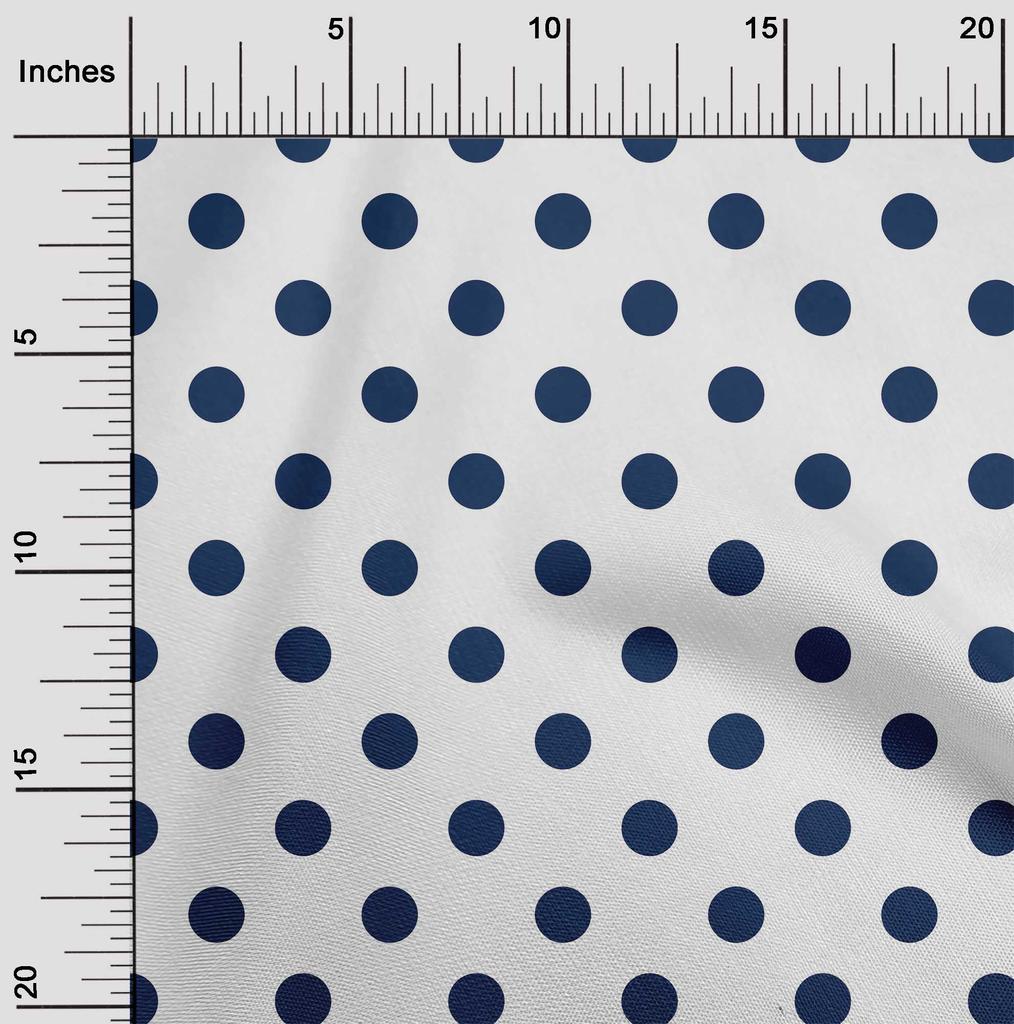 oneOone Cotton Flex Chocolate Brown Fabric Polka Dots Dots Sewing Fabric By The Yard Printed Diy Clothing Sewing Supplies 40 Inch