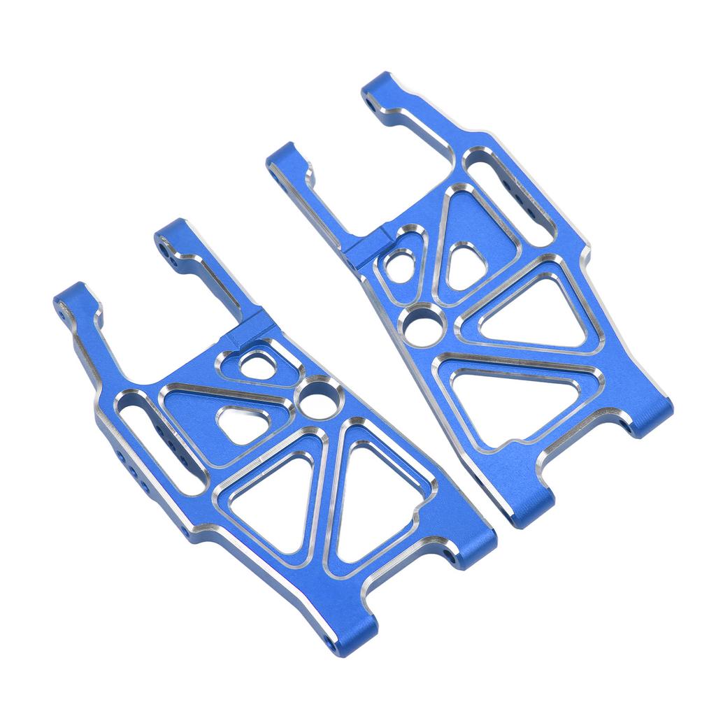 RC Front and Rear Lower Suspension Arm Set Aluminum Alloy RC Swing Arm Set for Traxxas 1 10 MAXX 2.0 RC Cars Dark Blue