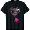 Unicorn 100 Days Of School Shirt Cute Happy Gift Outfit Cotton Men T Shirt