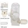 500ML Parrot Bird Water Dispenser Auto Leak Proof Cage Hanging Drinker Bowl for Rabbits Hedgehogs Dutch Piglets Small Pets Bird