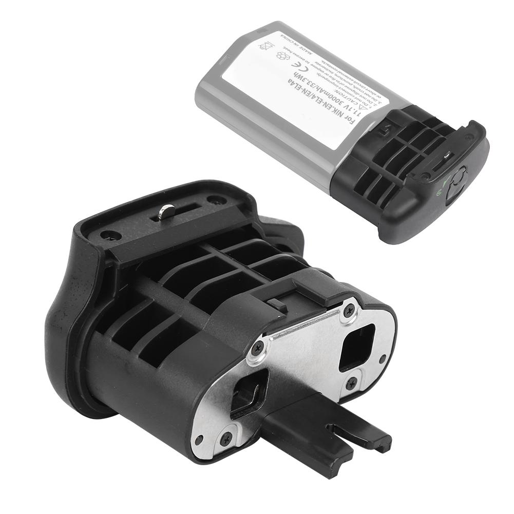 Black Plastic BL-3 Battery Chamber Cover EN EL4 Adapter for Nikon D900D700D300 Camera Handle