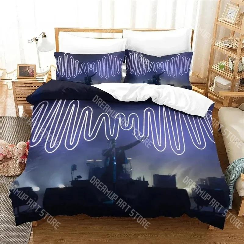Fashion New Arctic Monkeys Bedding Set Single Twin Full Queen King Size Bed Set Kids Bedroom Duvetcover Sets Bed Sheet Set
