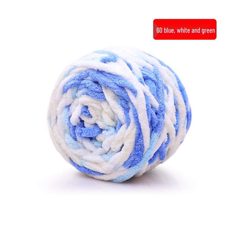 Ice Bar Chunky Soft Yarn for Hand-Knitted Scarves, Crochet Hooks, Slippers, and DIY Projects for Men and Women