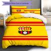 Set Biancheria da Letto con Fantasia Barcelona SC Copripiumino Federa Decorazione Casa Regalo (1 * copripiumino + 2 * federa, senza nucleo)