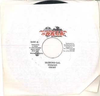 

7inch Record GHOST - Diamond Gal NONE MONSTER SHACK Jamaica Reggae, Ska & Dub Used