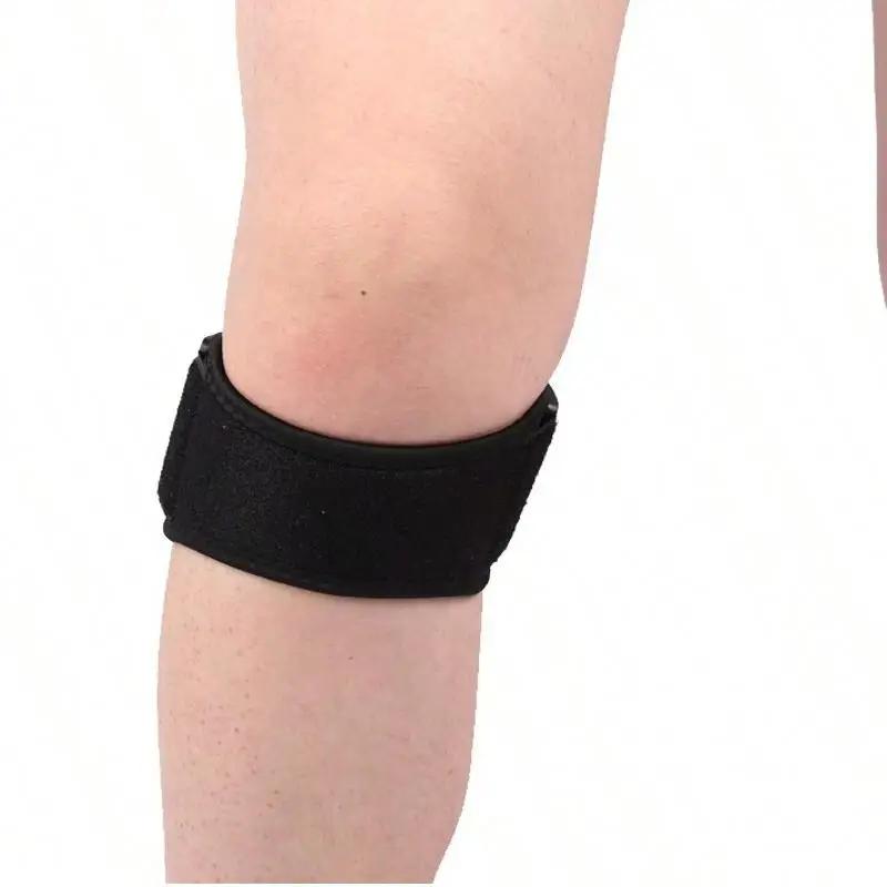 Knee Patellar Tendon Knee Support Strape Brace Adjustable Shock Absorption Compression Knee Pad Sleeve for Basketball