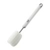 Rotating Sponge Bottle Brush for Cleaning Baby Bottles and Narrow Containers with 360 Degree No Dead Angle Cleaning Function and Soft Durable Bristles