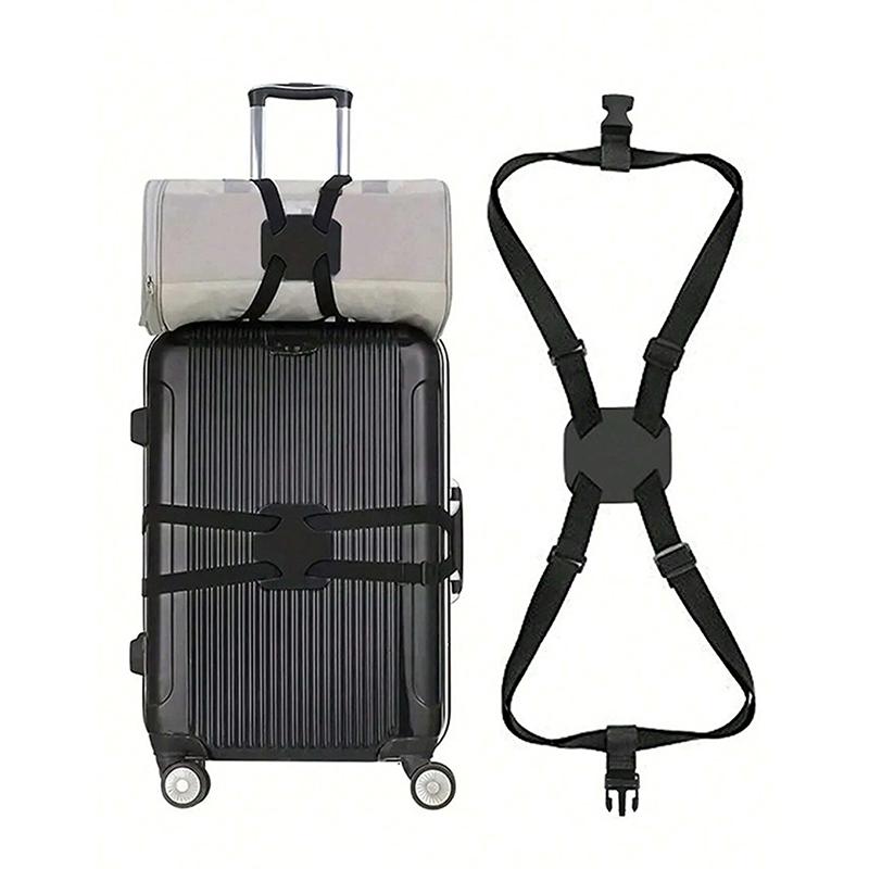 Popruh na zavazadla Elastický Nastavitelný Pás na kufr Pásková páska Popruh na upevnění zavazadel Bezpečný Pás proti krádeži Pro cestování