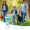 2In1 350Ml Portable Durable Food Grade Material Dog Cat Pet Water Leakproof Cup Bottle With Food Dispenser Suitable For Hiking And Travel Decor